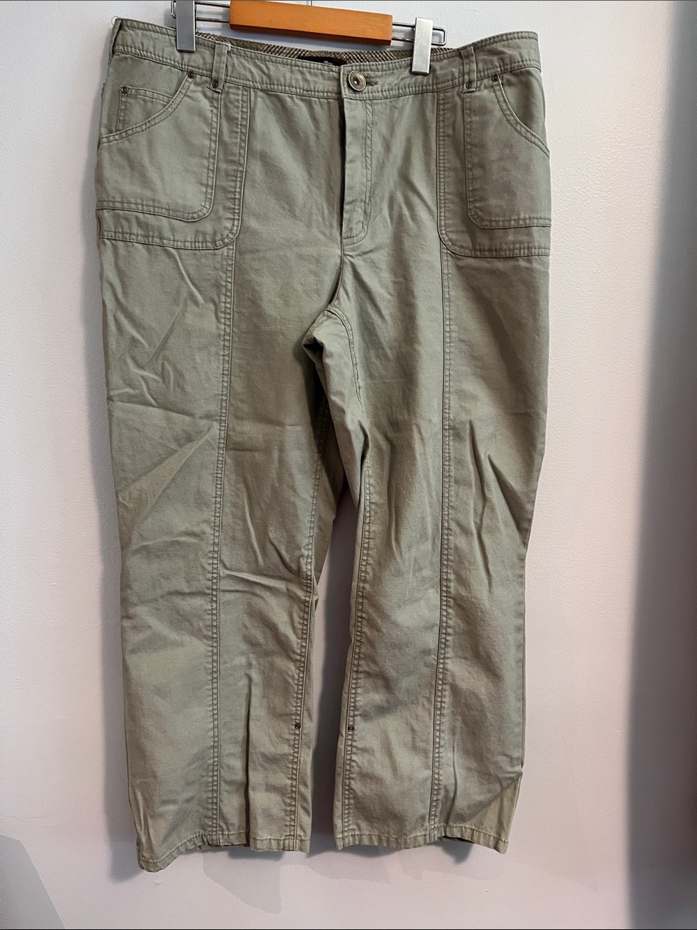 Vintage Cotton Ginny Khaki’s, size 16 plus